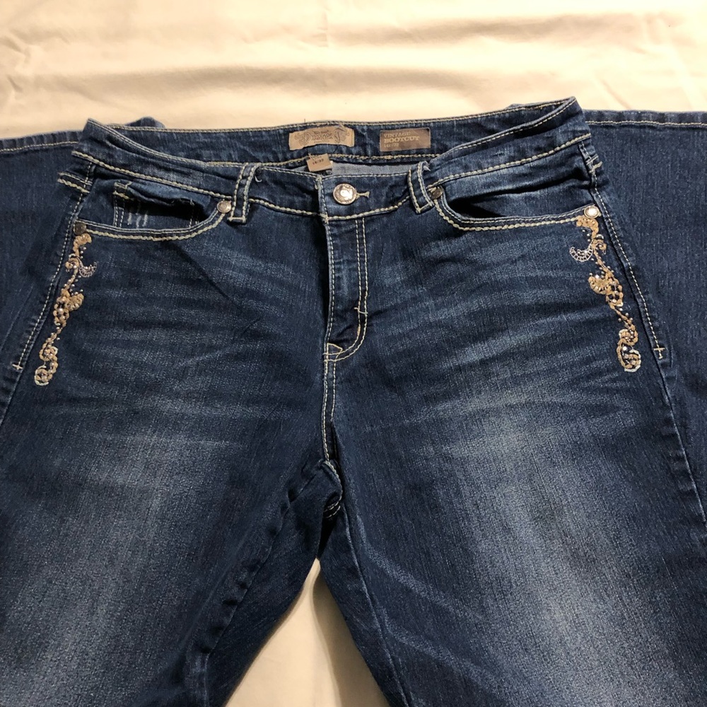 Embroidered jeans